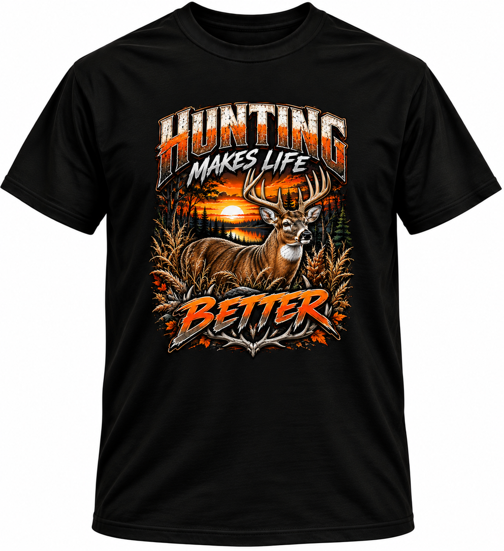 Hunting Makes Life Better T Shirt