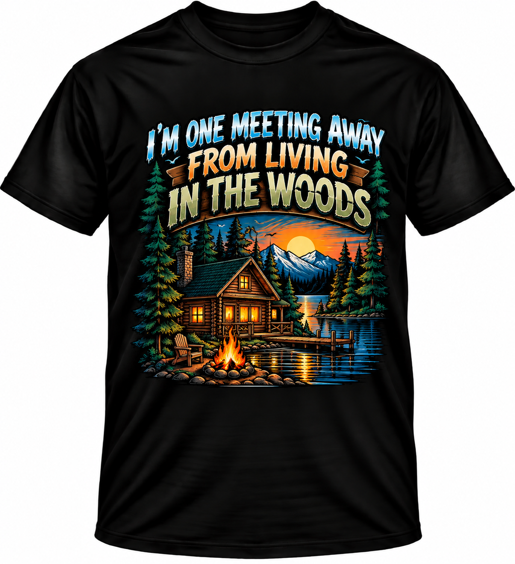 Living in The Woods T Shirt