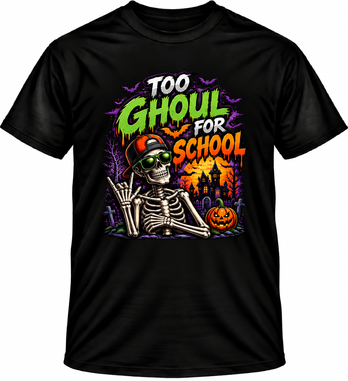 Too Ghoul for School T Shirt